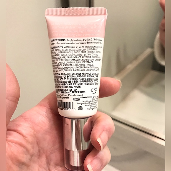 🆕🔥MISS SPA(THE ALL CLEAR)ENZYME PEEL SERUM&GENTLE AHA&BHA ACID BLEND 1.35 NWT! - Picture 2 of 5